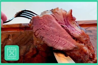 Oksecuvette sous vide 55 grader i 8 timer
